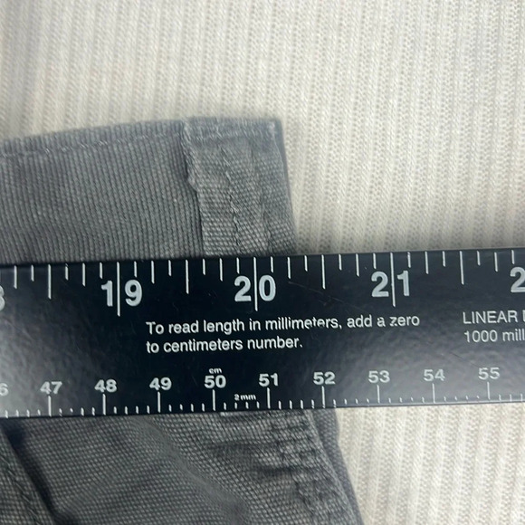 Carhartt Rugged Flex Fit Canvas Work Shorts Mens Size 40 Relaxed Fit Gray FLAWS - Picture 10 of 14
